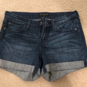 Denim shorts